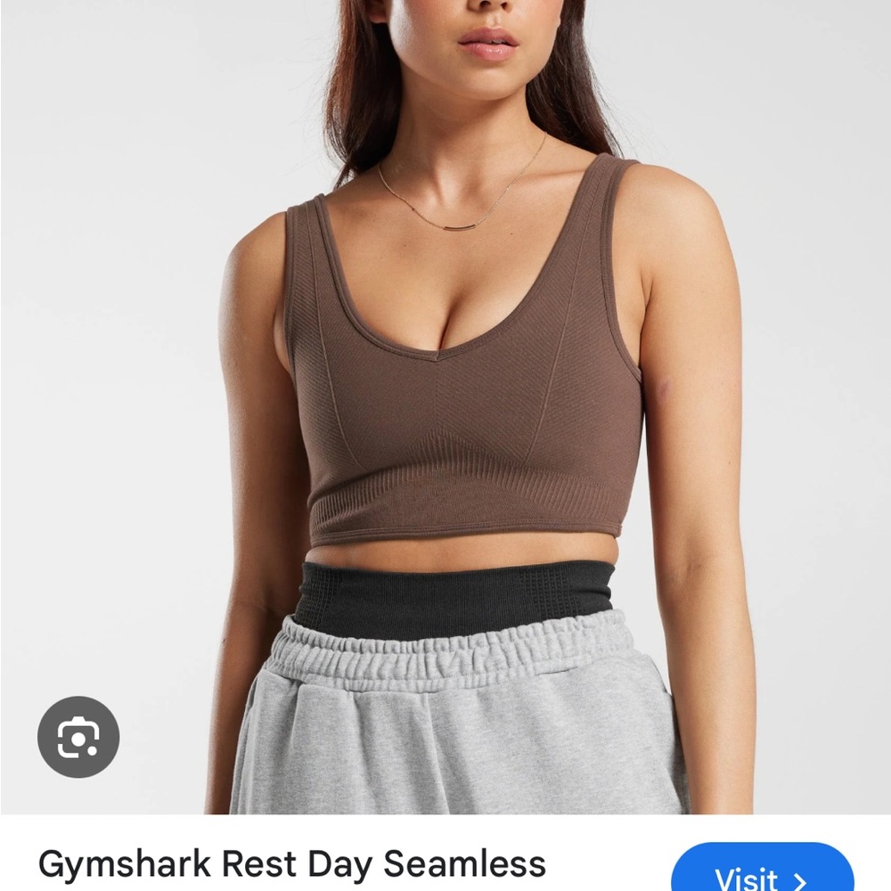Gymshark Brown Seamless bra